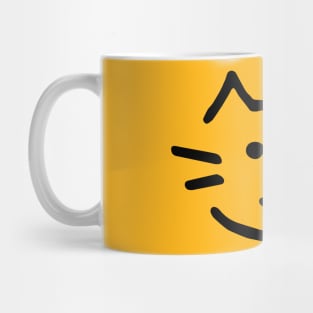 Cat face, toddler artstyle Mug